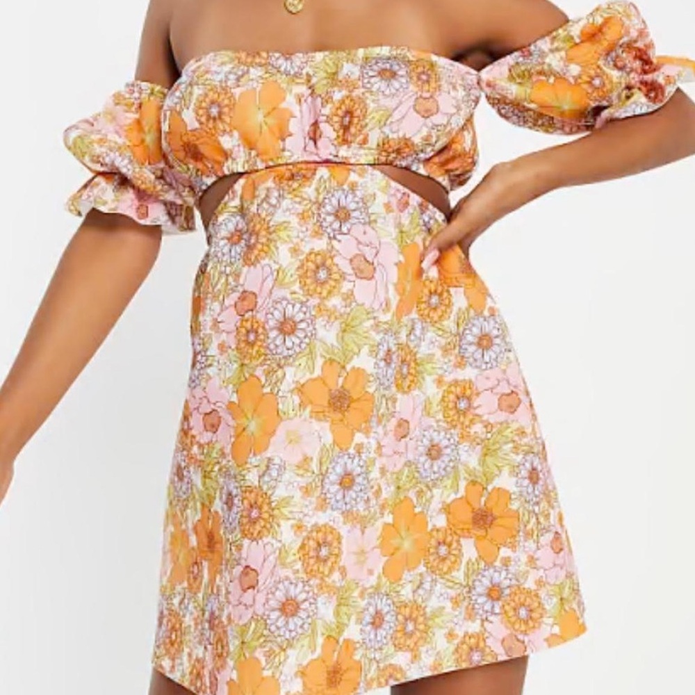 Floral Off-Shoulder Dress